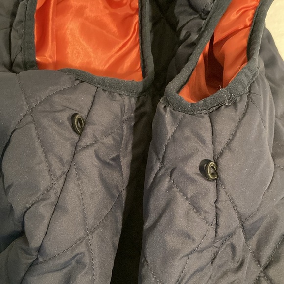 London Fog men quilted navy vest S - Picture 6 of 14